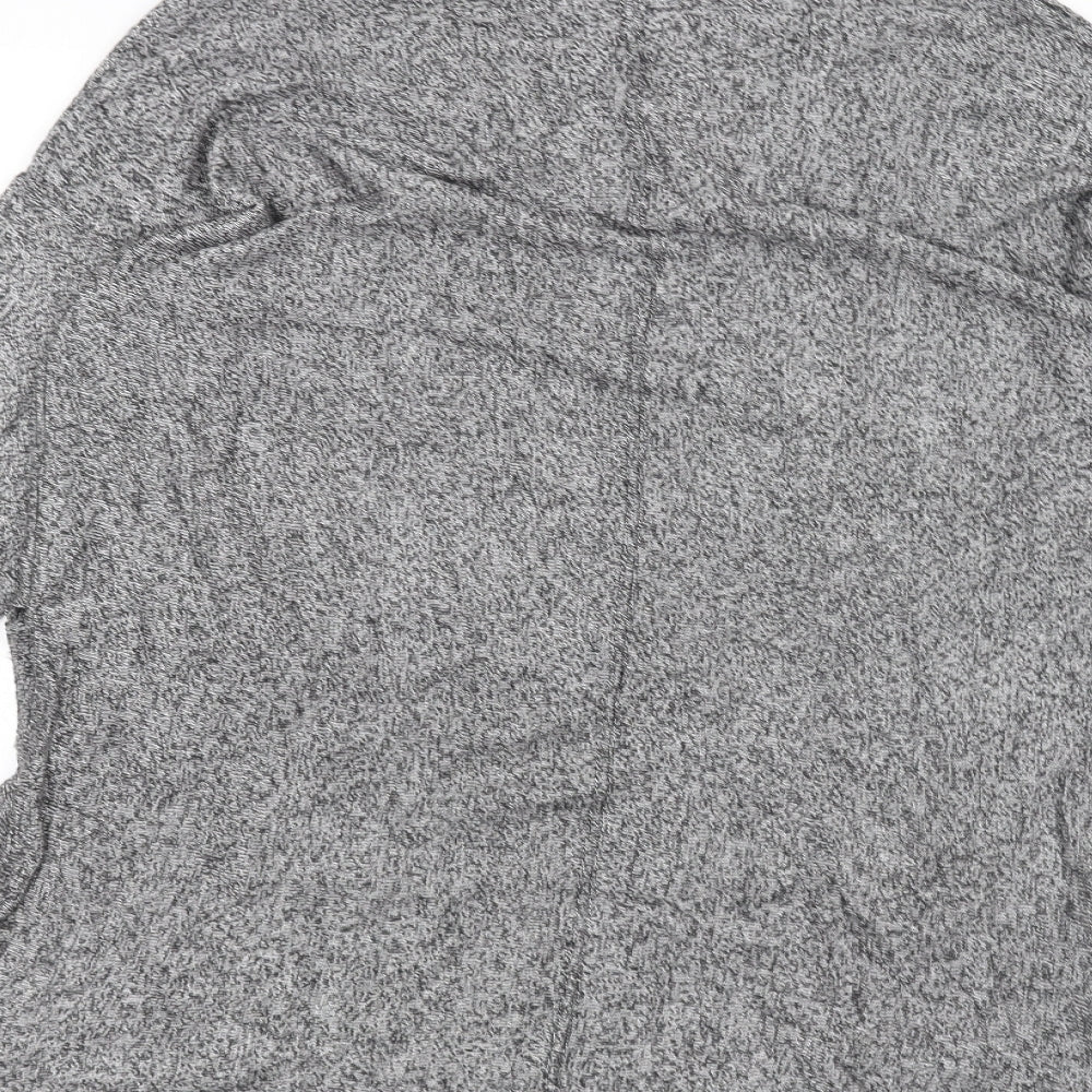 Poof Womens Grey   Pullover Jumper Size M