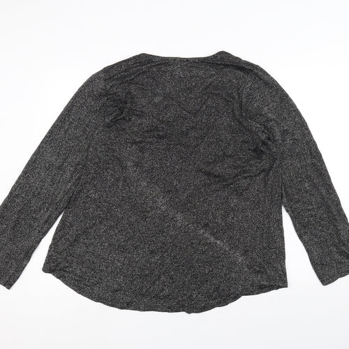 Stella Rosa Womens Black   Basic T-Shirt Size 2XL