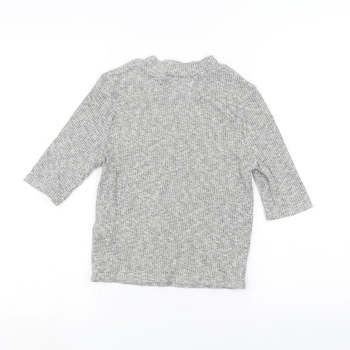 New Look Girls Grey   Basic T-Shirt Size 14-15 Years