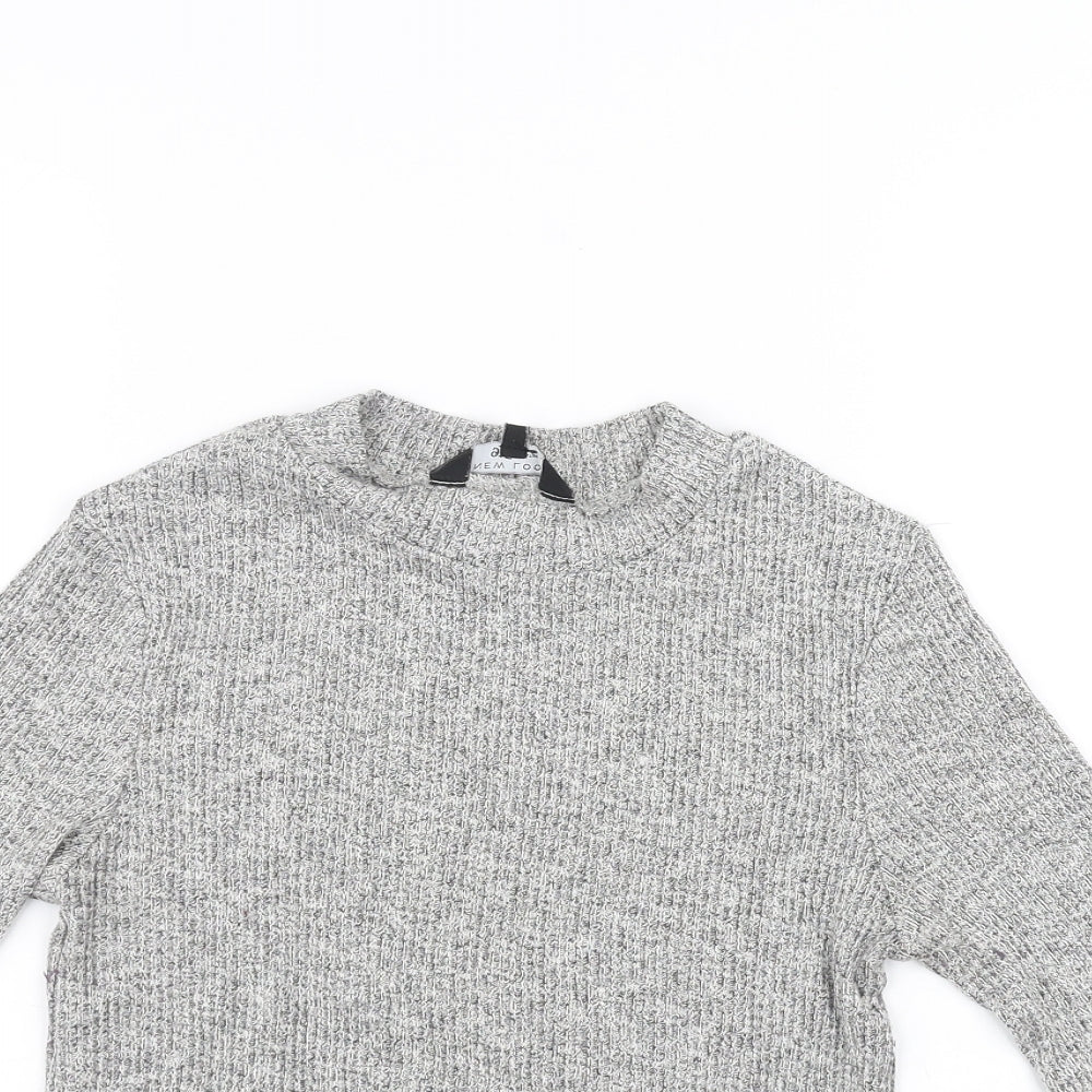 New Look Girls Grey   Basic T-Shirt Size 14-15 Years