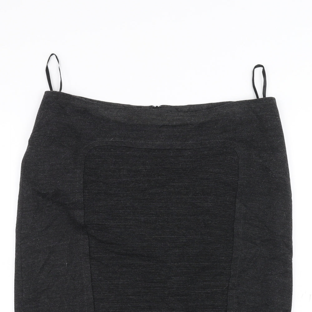 Marks and Spencer Womens Black   A-Line Skirt Size 12