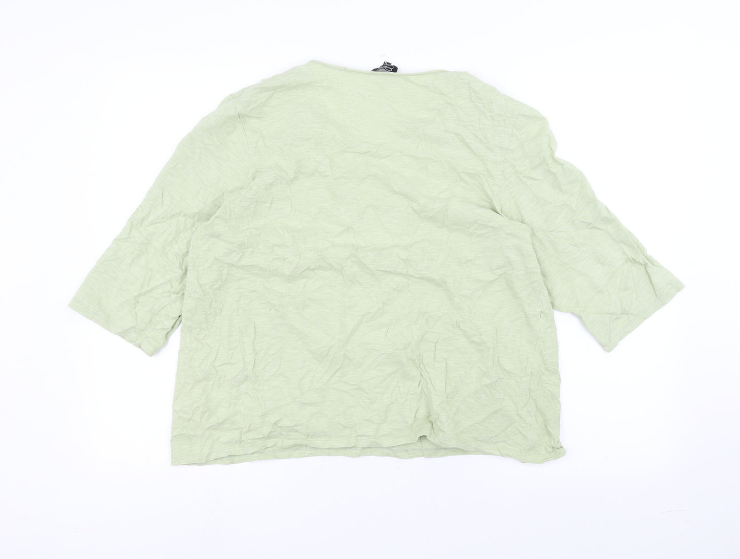 EURECO Womens Green   Basic T-Shirt Size 18