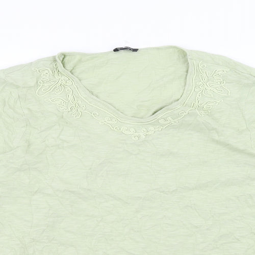 EURECO Womens Green   Basic T-Shirt Size 18