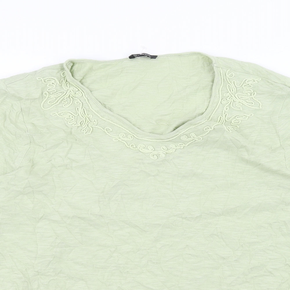 EURECO Womens Green   Basic T-Shirt Size 18