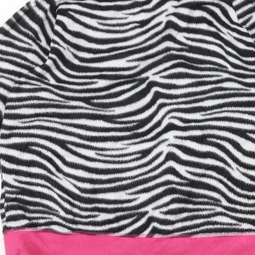Studio Sleepwear Womens White Animal Print  Pullover Jumper Size 8