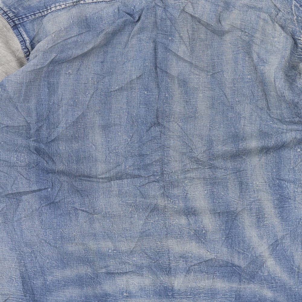 Blue Inc Mens Blue   Jacket  Size 2XL