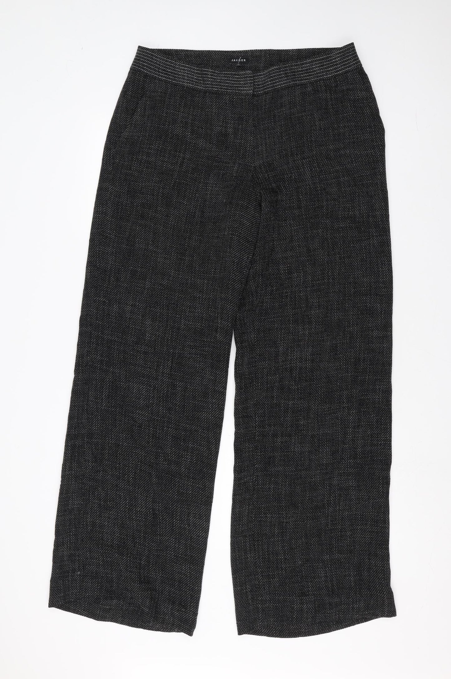 Jaeger Womens Black   Trousers  Size 14 L29 in