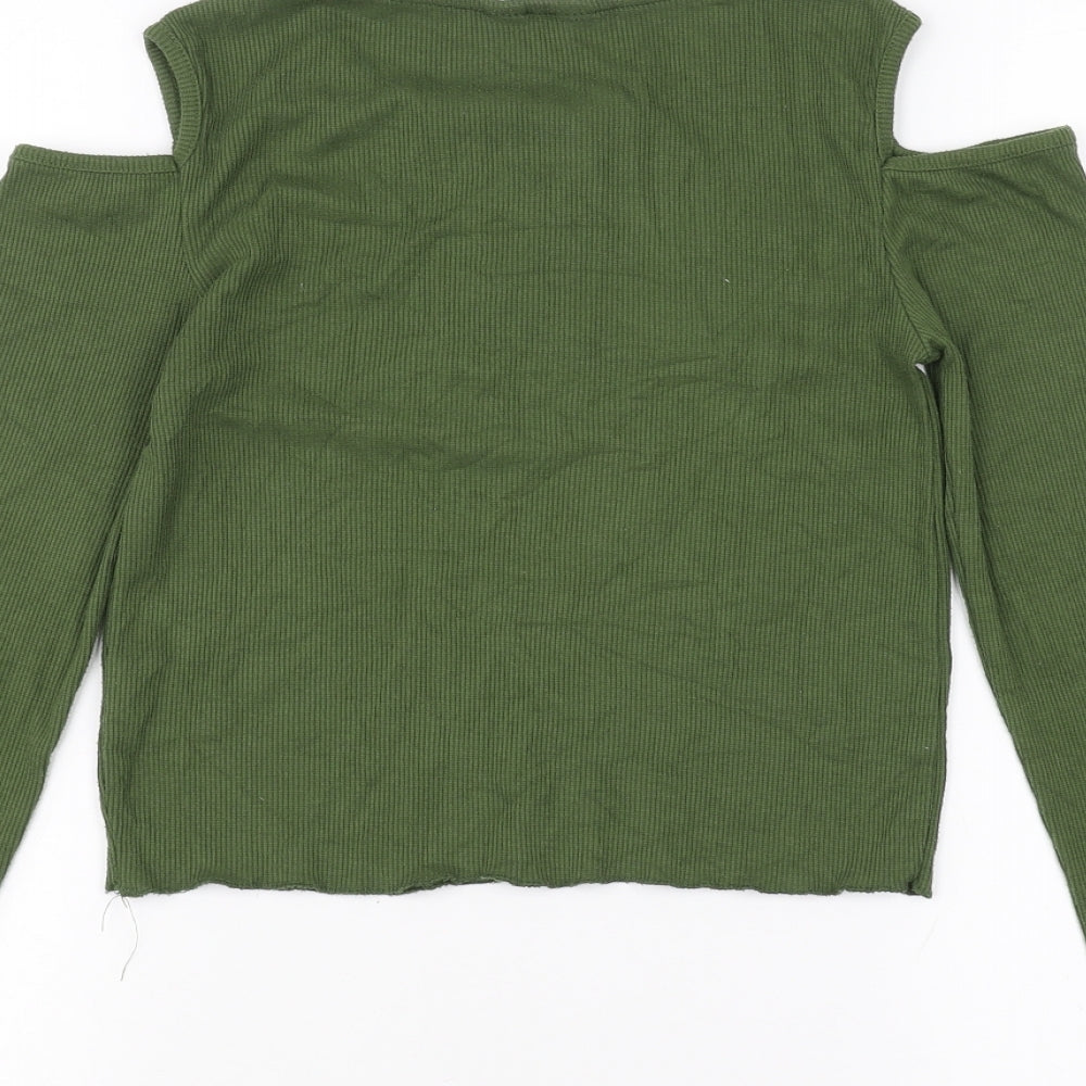 Primark Girls Green   Basic T-Shirt Size 11-12 Years