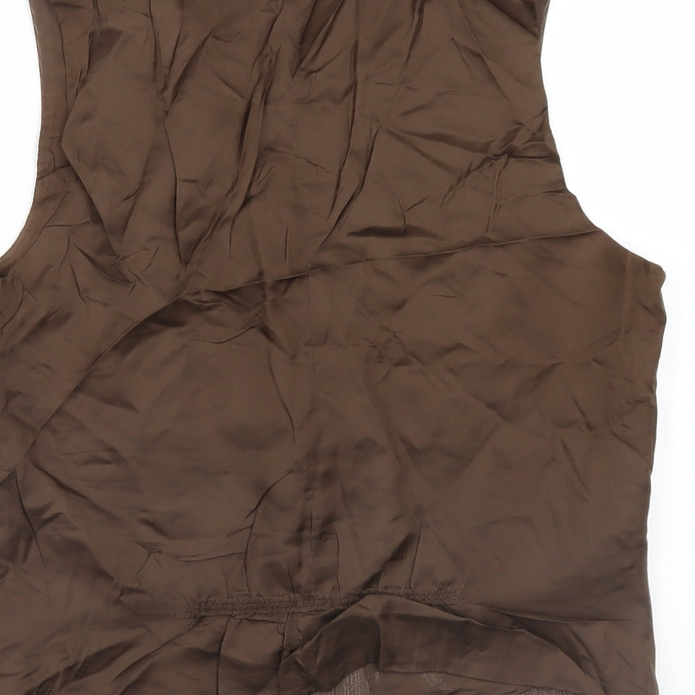 Preworn Mens Brown    Suit Waistcoat