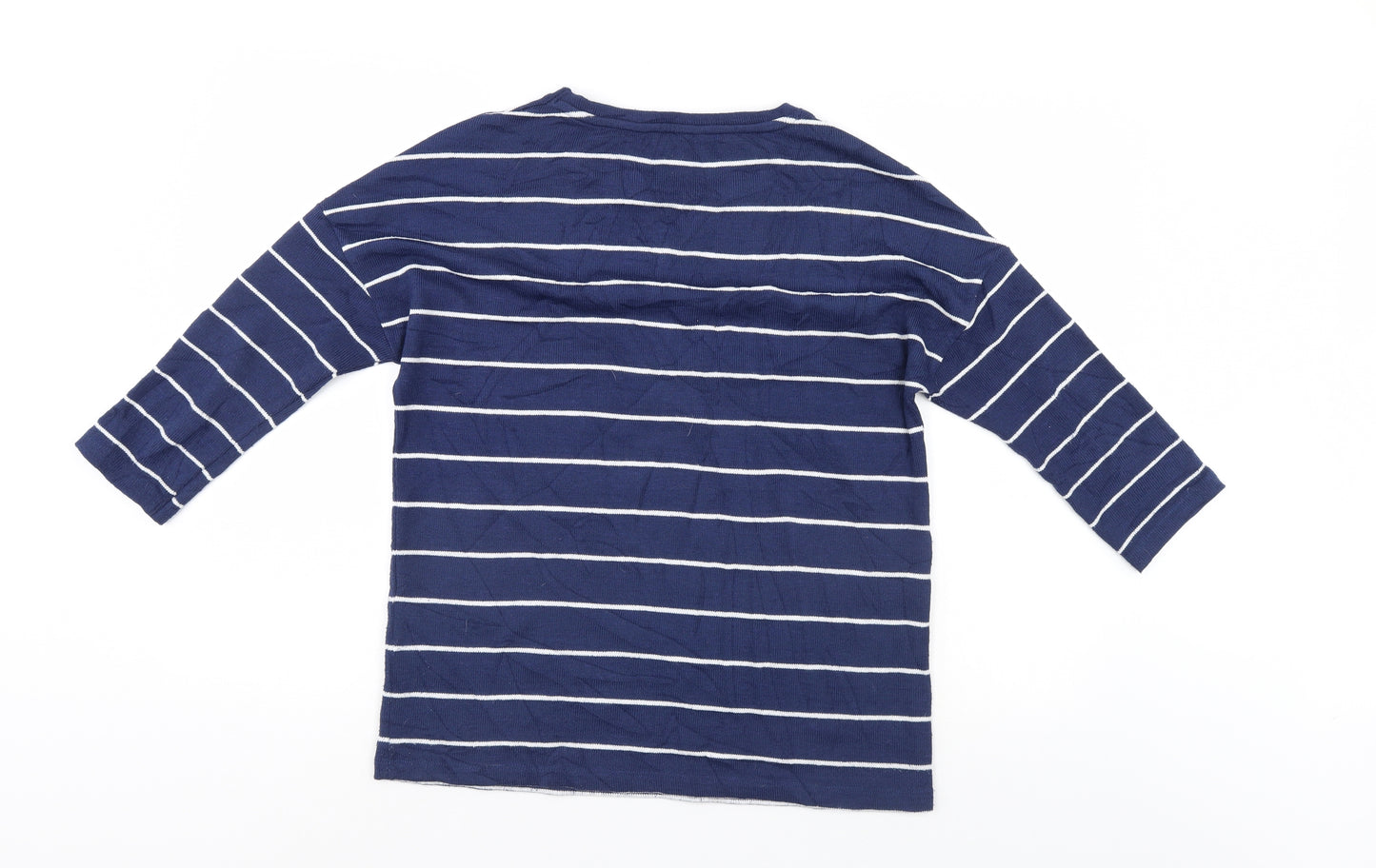 TU Womens Blue Striped  Pullover Jumper Size 10