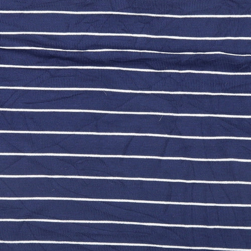 TU Womens Blue Striped  Pullover Jumper Size 10