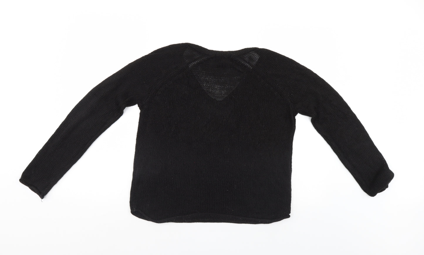 H&M Womens Black   Pullover Jumper Size S