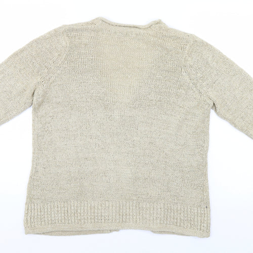 Classic Womens Beige   Cape Jumper Size 12