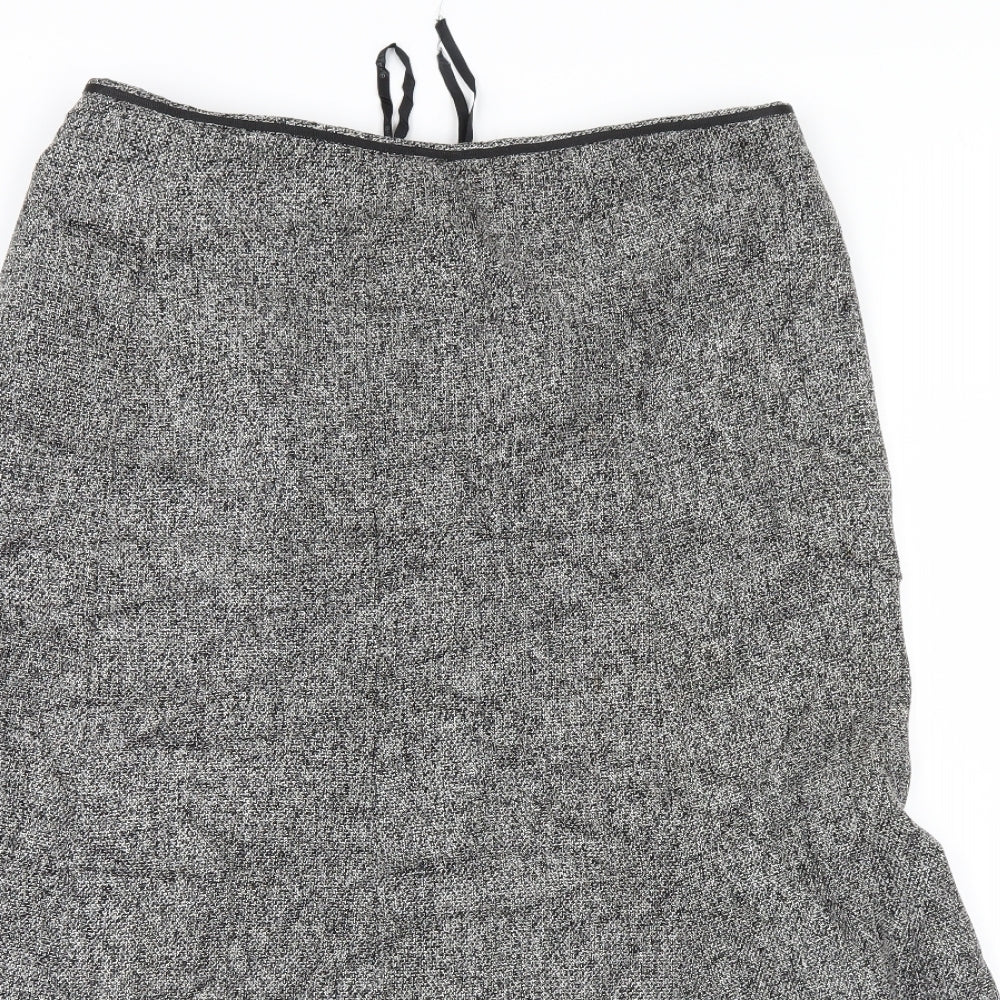 E-vie Womens Grey   Trumpet Skirt Size 12