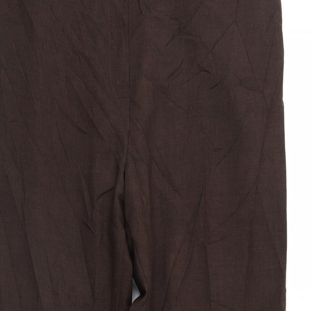 Marks and Spencer Womens Brown   Trousers  Size 16 L27 in