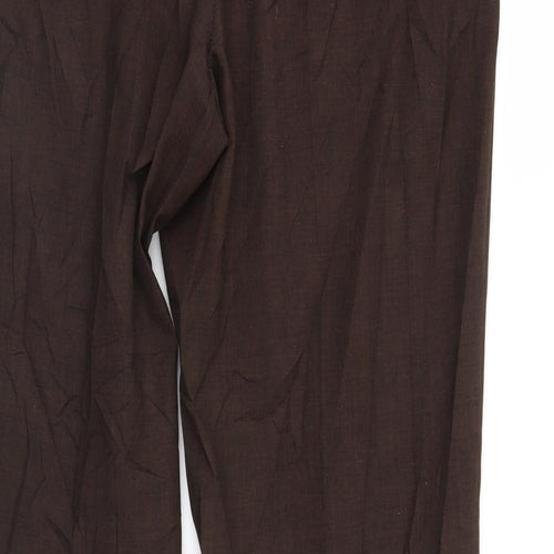 Marks and Spencer Womens Brown   Trousers  Size 16 L27 in