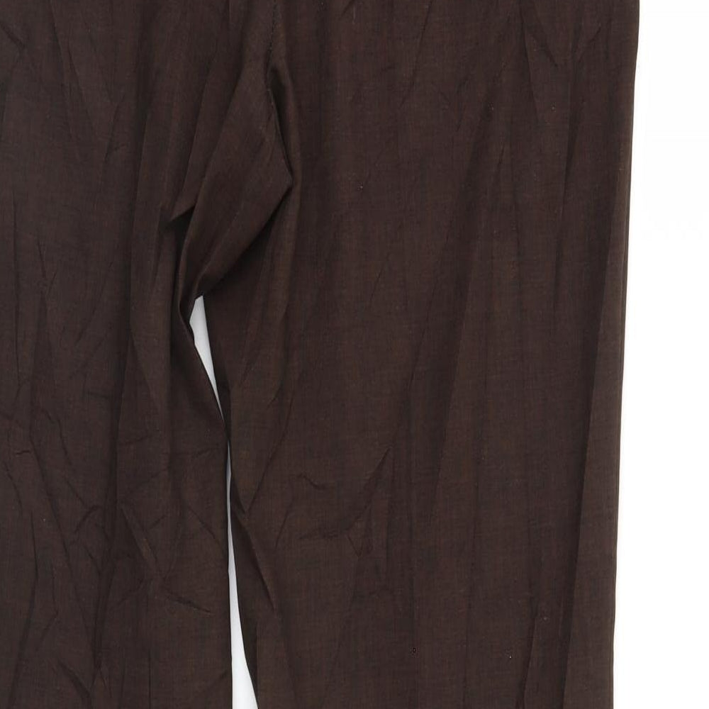 Marks and Spencer Womens Brown   Trousers  Size 16 L27 in