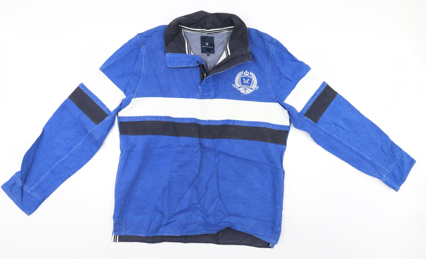 Crew Clothing Co Mens Blue    Polo Size M