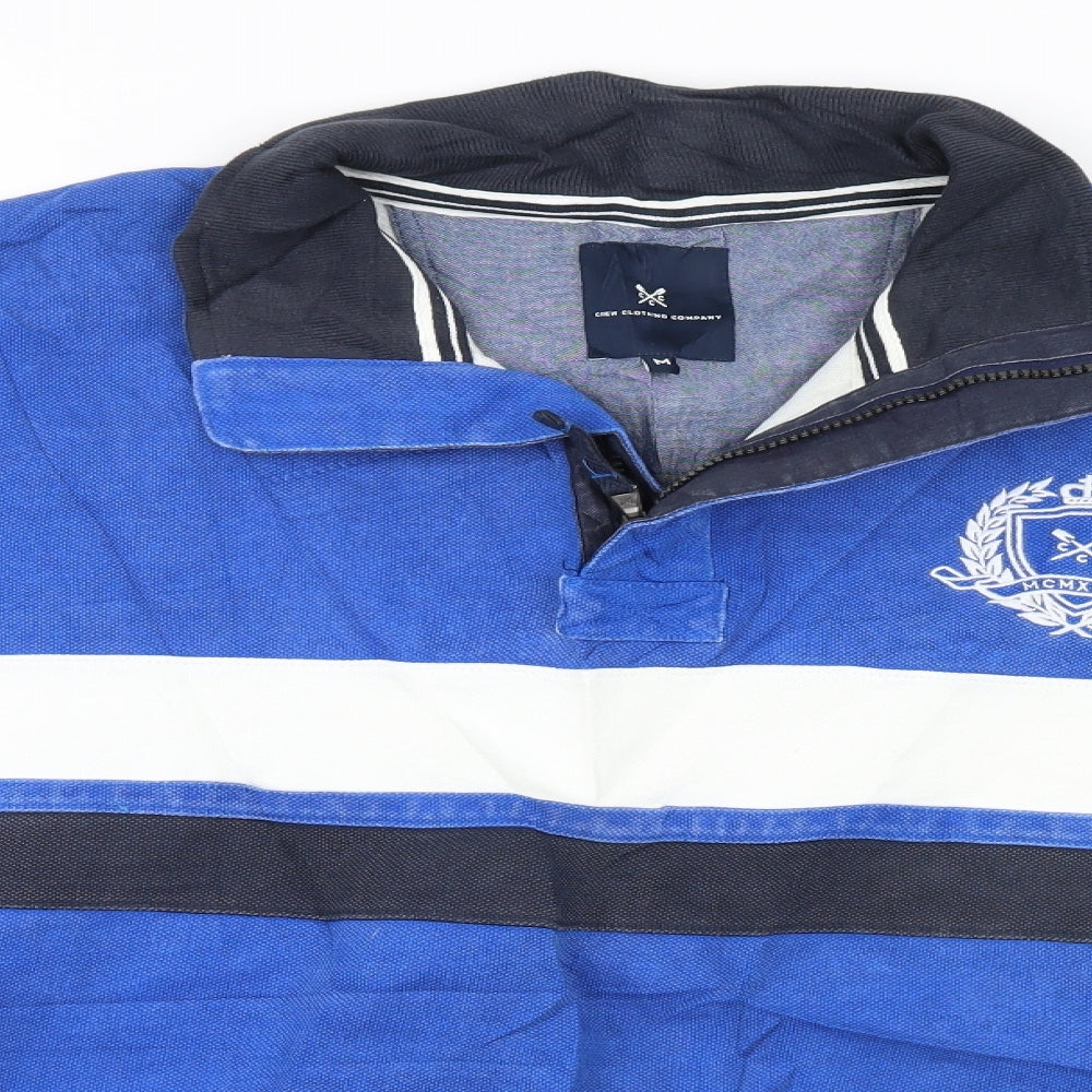 Crew Clothing Co Mens Blue    Polo Size M