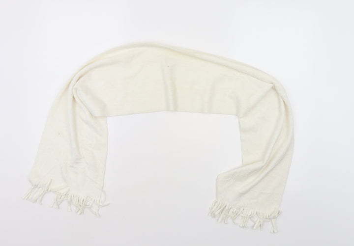 Preworn Unisex White Scarf