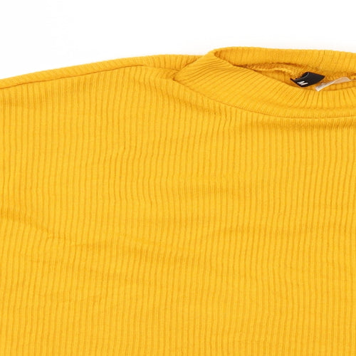 Divided Womens Gold   Pullover Jumper Size M