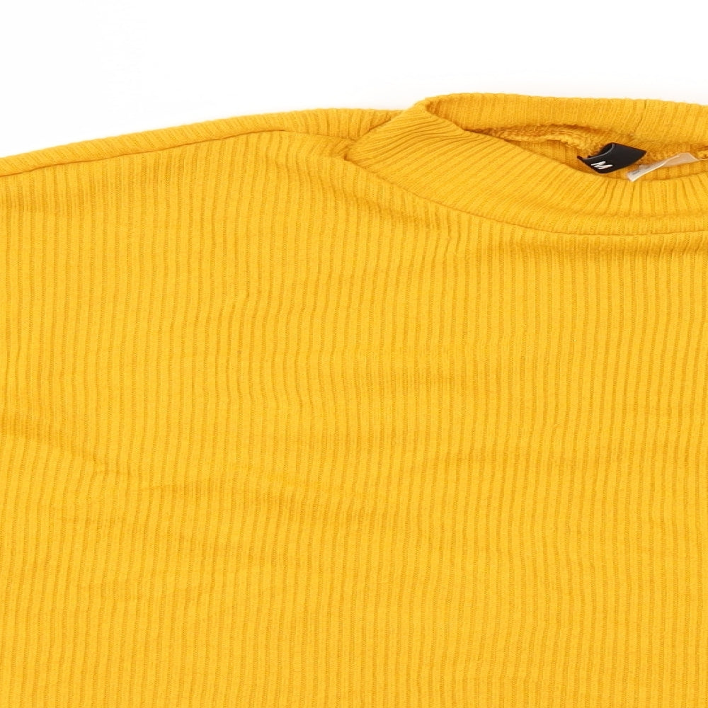 Divided Womens Gold   Pullover Jumper Size M