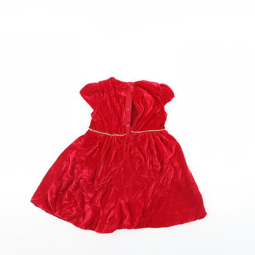 Pepco Girls Red   A-Line  Size 18-24 Months