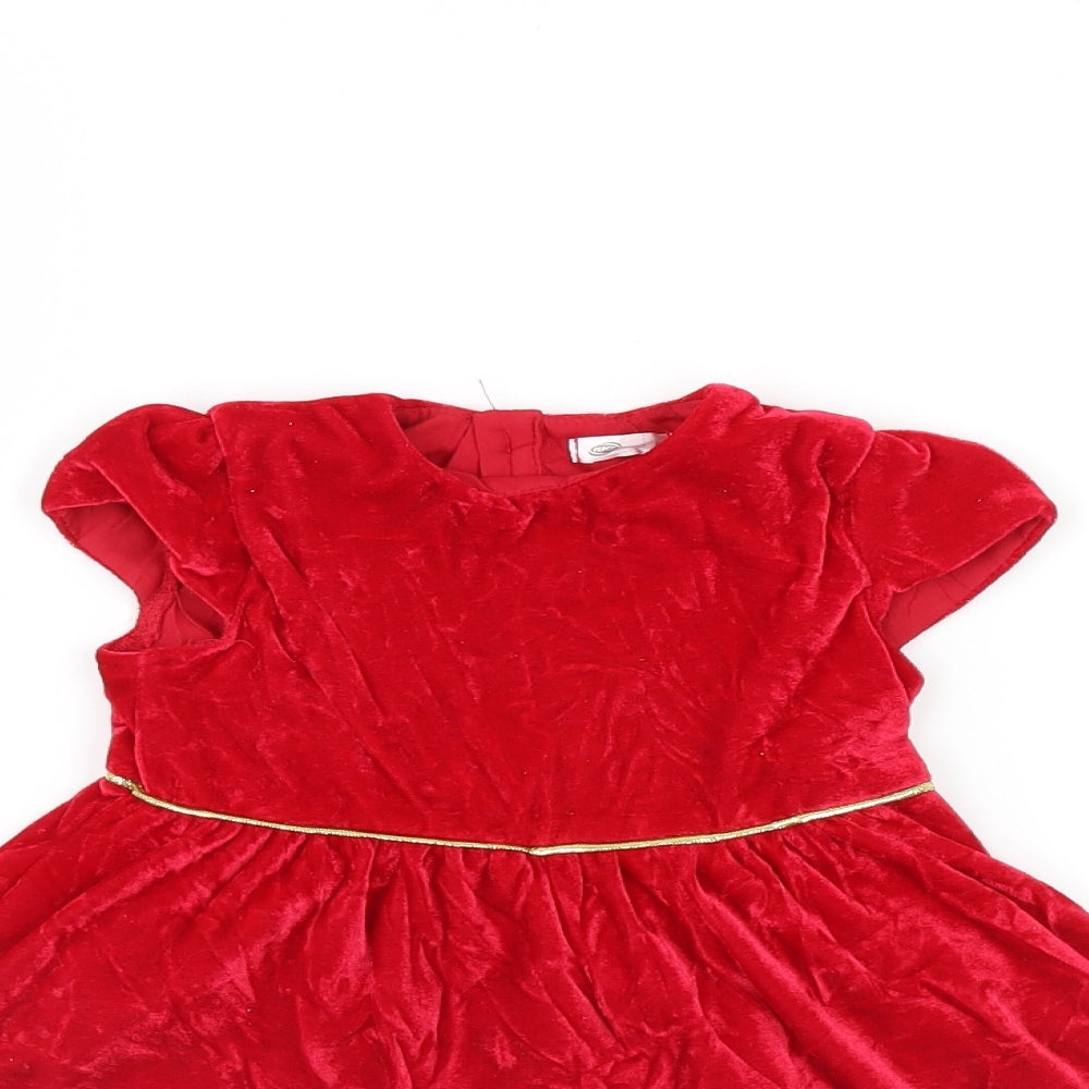 Pepco Girls Red   A-Line  Size 18-24 Months