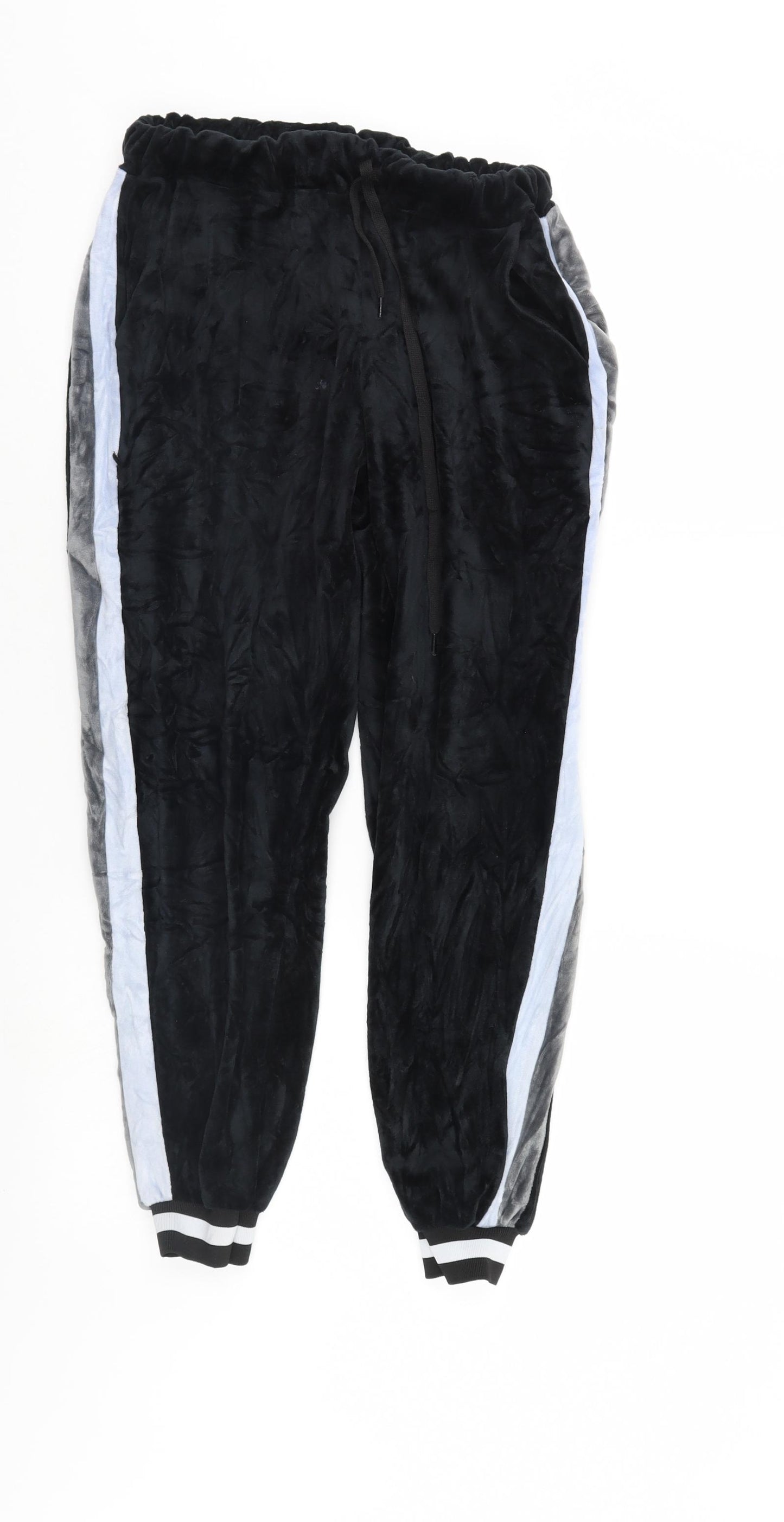 Boohoo Womens Black   Sweatpants Trousers Size 6 L25 in