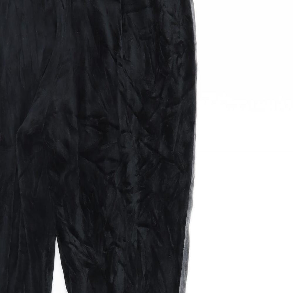 Boohoo Womens Black   Sweatpants Trousers Size 6 L25 in