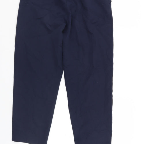 Preworn Womens Blue   Trousers  Size 12 L26 in - Elastic Waist