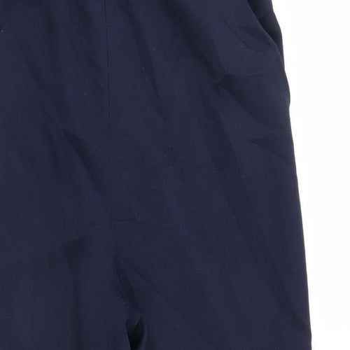 Preworn Womens Blue   Trousers  Size 12 L26 in - Elastic Waist
