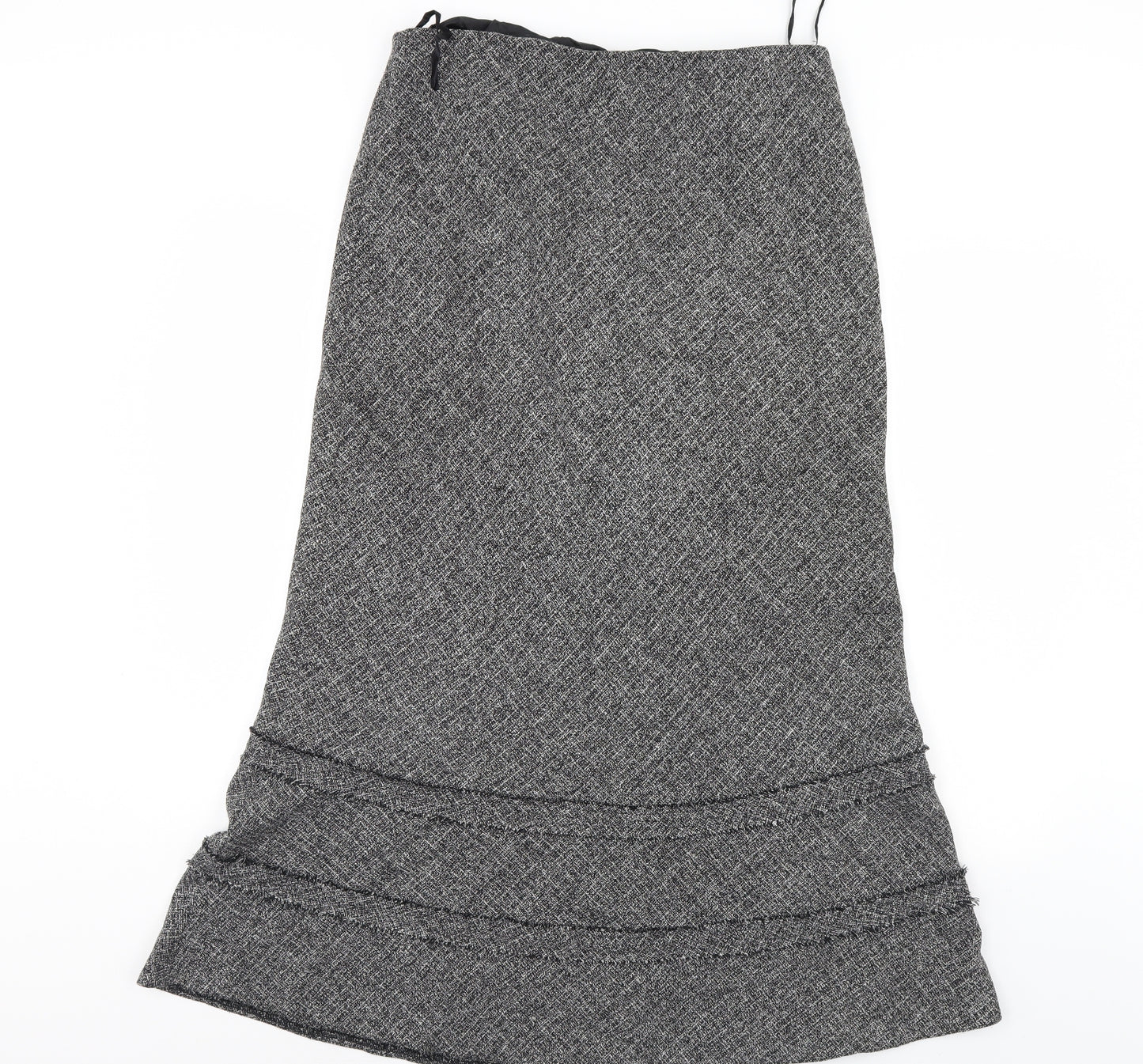 Wallis Womens Grey   Trumpet Skirt Size 14