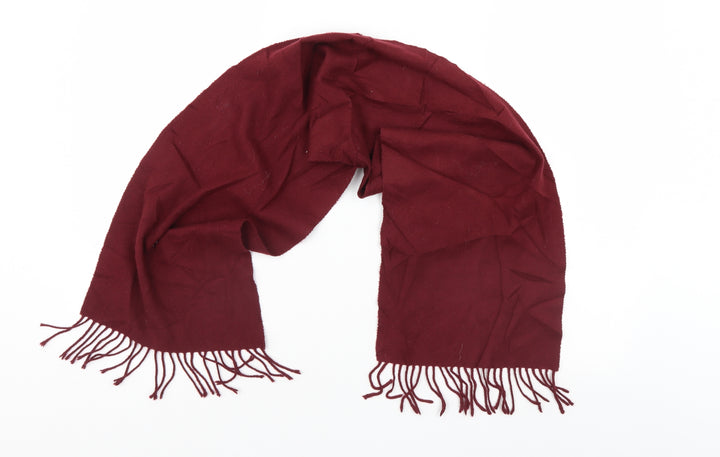 Preworn Unisex Red Scarf One Size