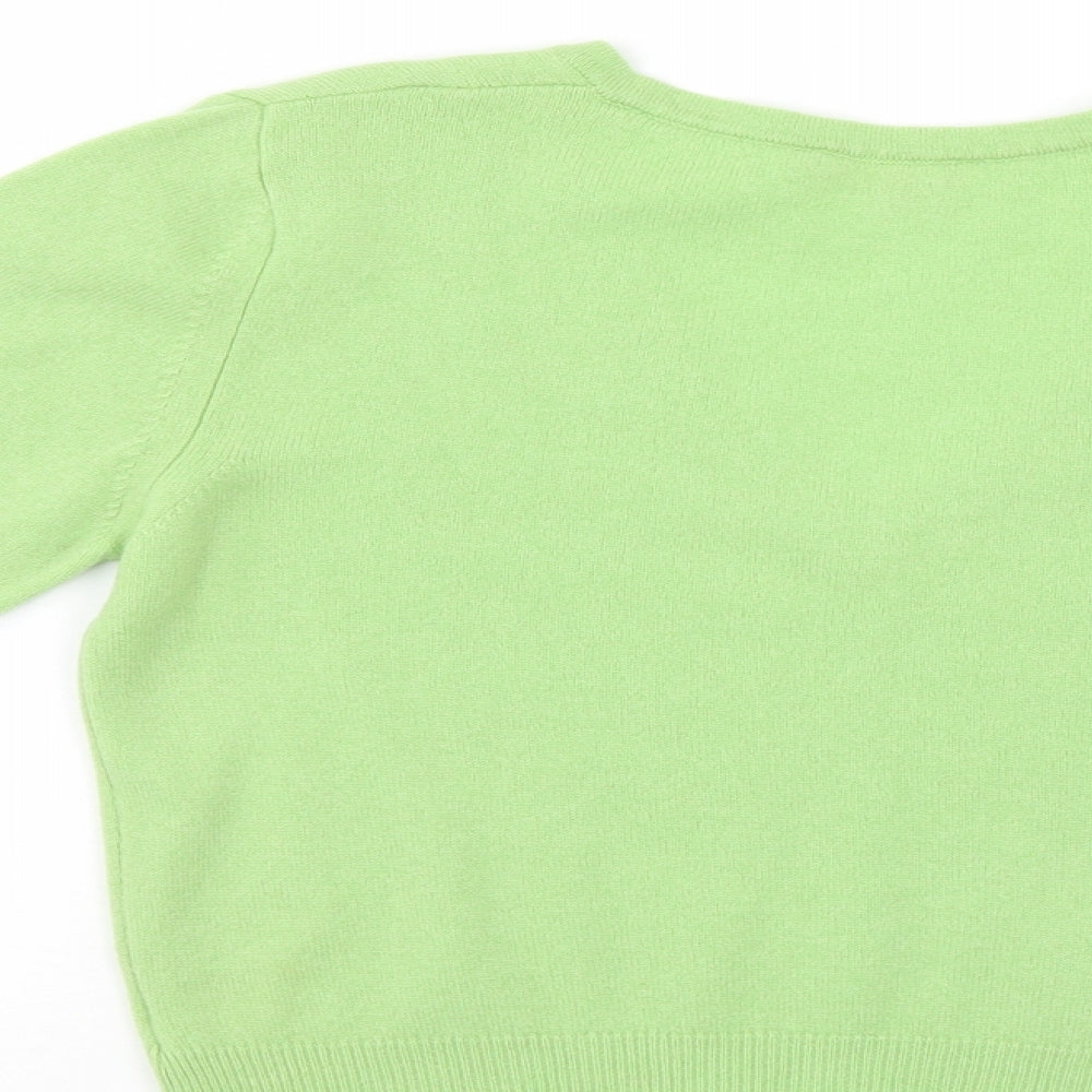 Per Una Womens Green   Pullover Jumper Size 12
