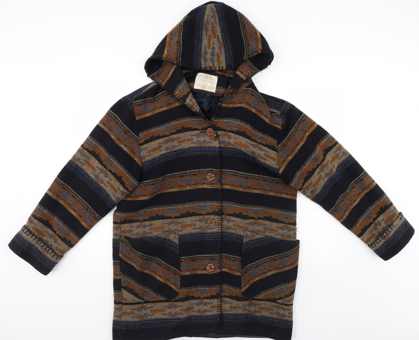 Dorothy Perkins Womens Multicoloured Geometric  Jacket Coatigan Size 12