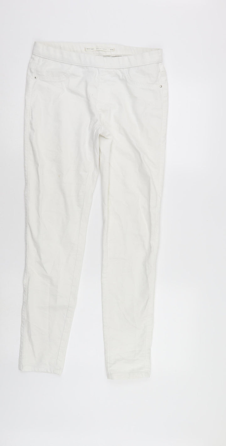 Brave Soul Womens White Denim Jegging Jeans Size 10 L28 in