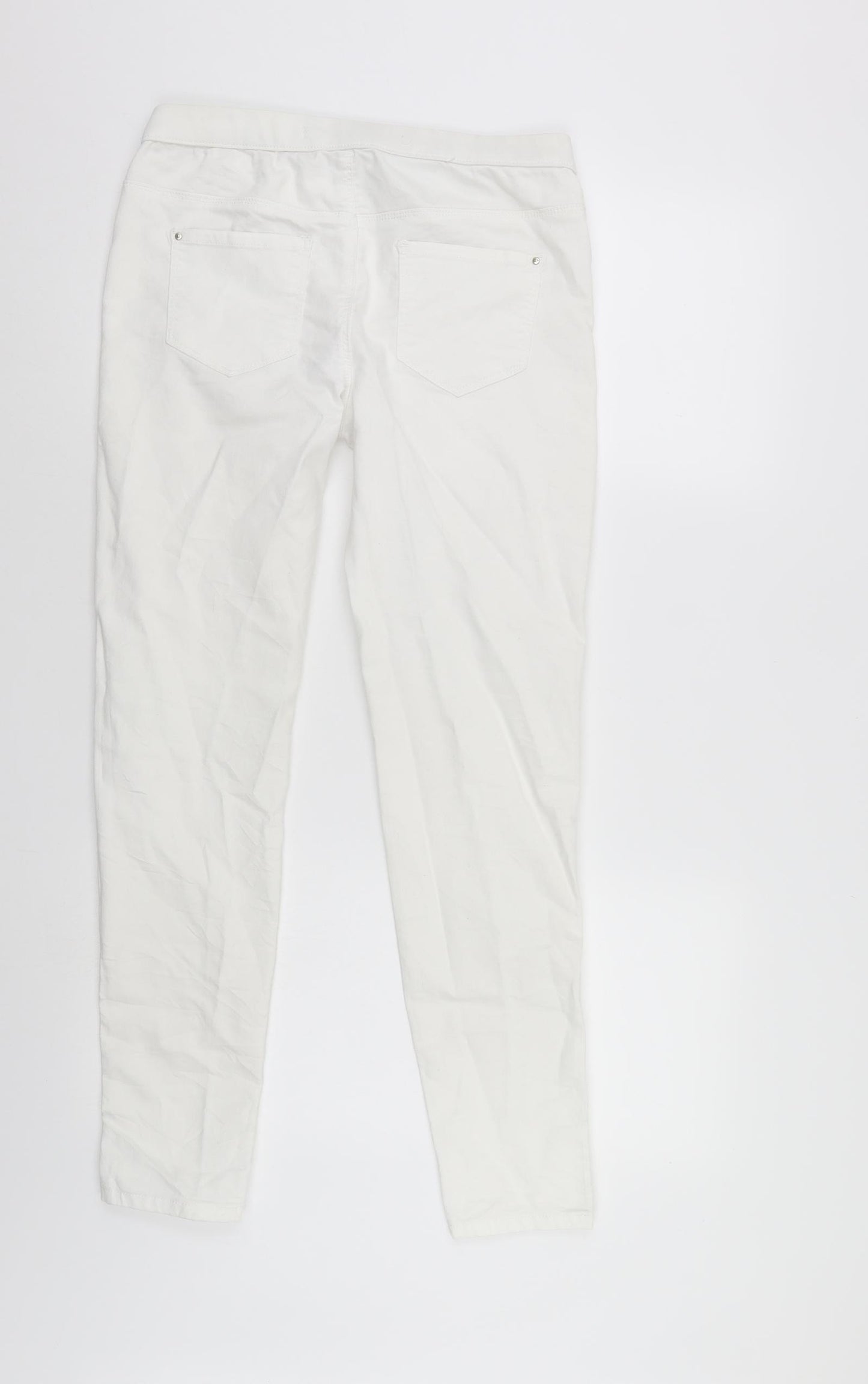 Brave Soul Womens White  Denim Jegging Jeans Size 10 L28 in