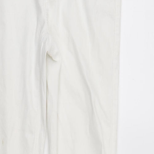 Brave Soul Womens White  Denim Jegging Jeans Size 10 L28 in