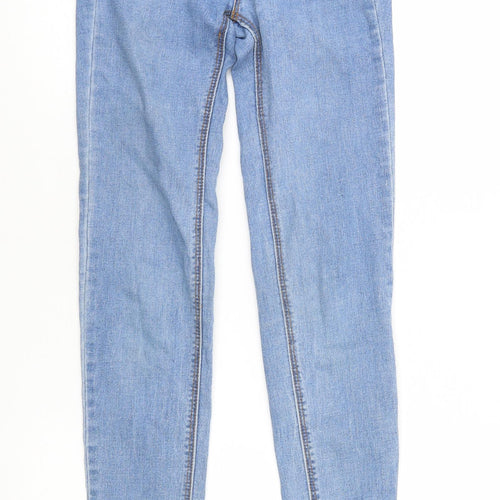 Pull & Bear   Womens Blue  Denim Tapered Jeans Size 6 L27 in