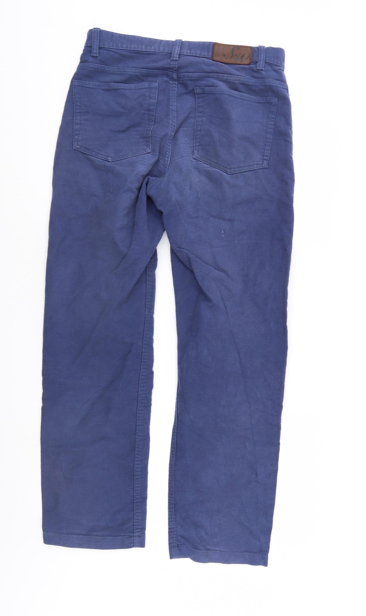 Samuel Windsor Mens Blue  Denim Straight Jeans Size 30 L31 in