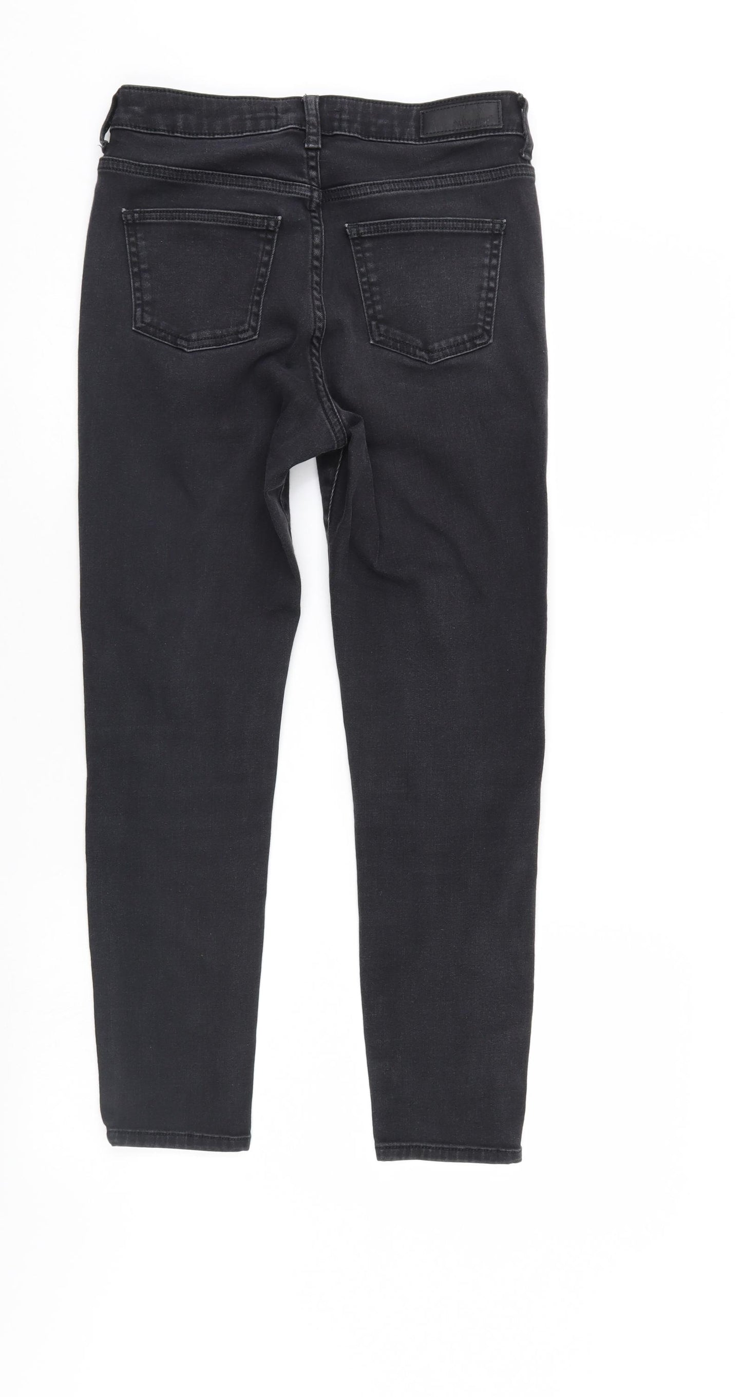 Autograph Womens Black  Denim Straight Jeans Size 10 L27 in