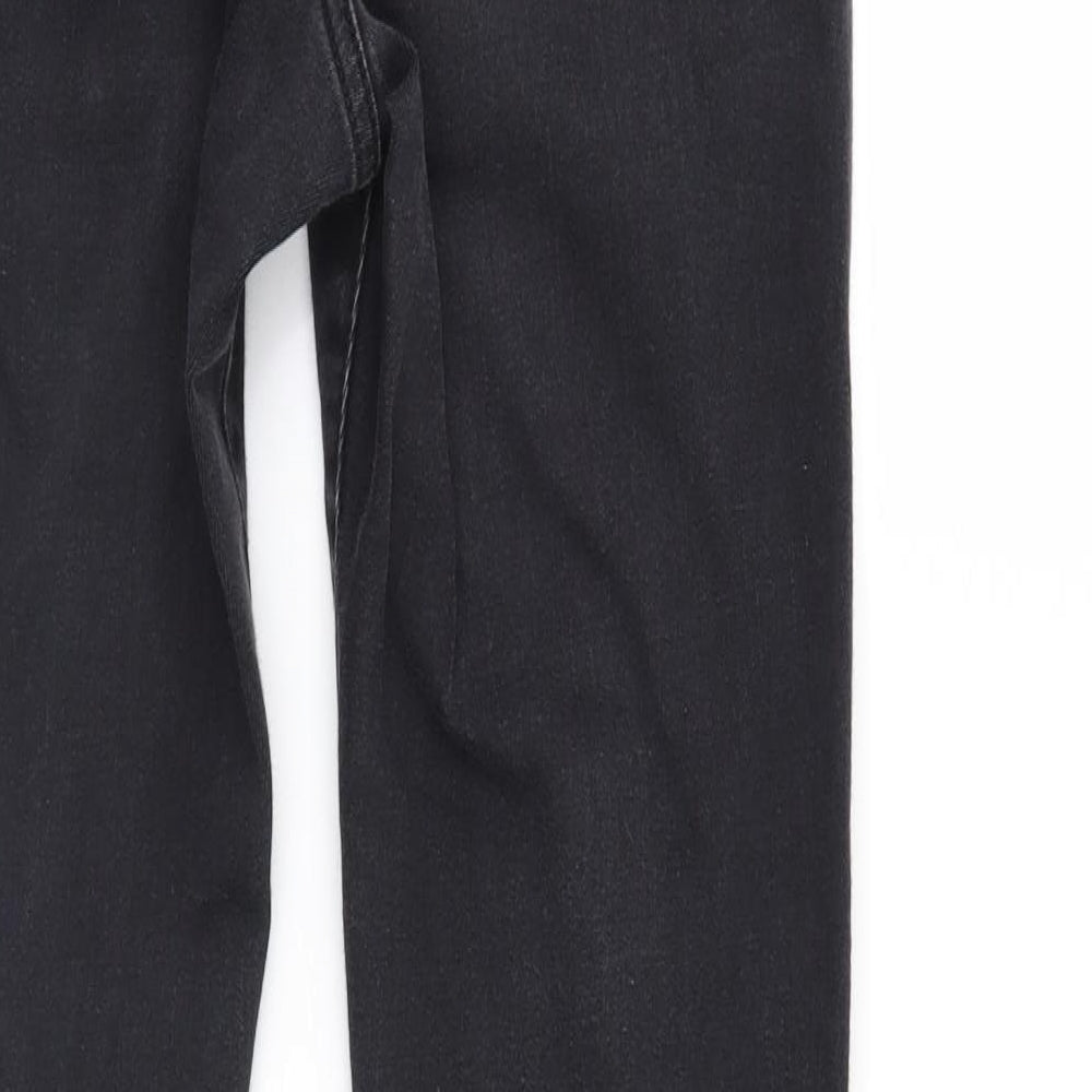 Autograph Womens Black  Denim Straight Jeans Size 10 L27 in