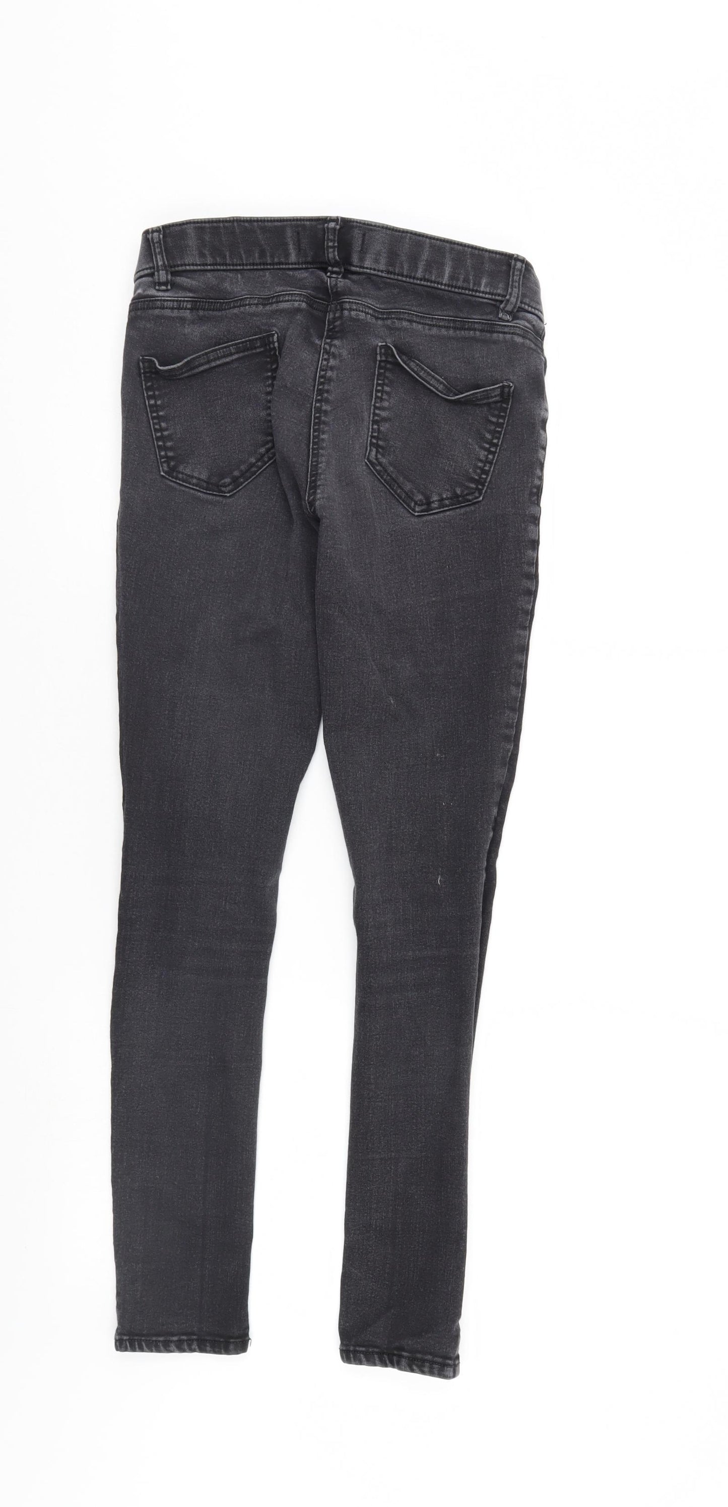 George Womens Black  Denim Skinny Jeans Size 10 L27 in