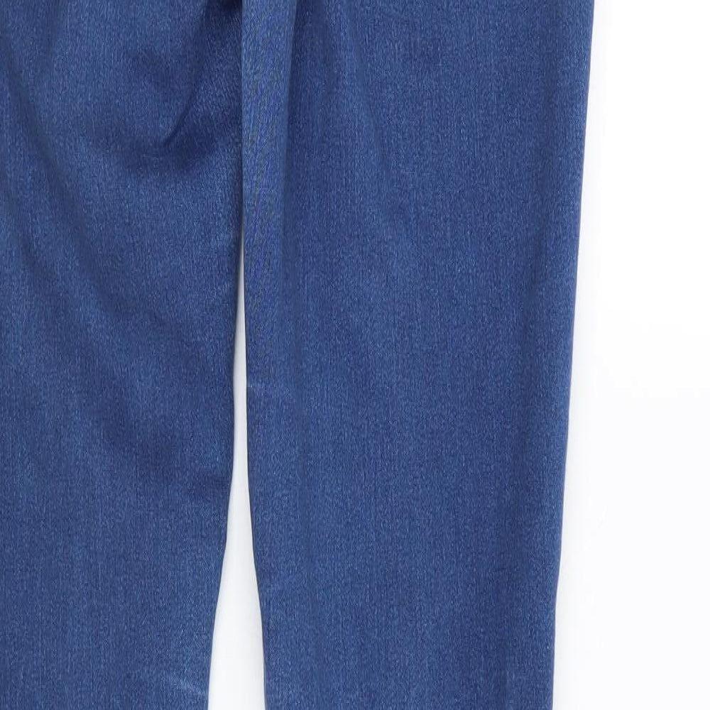 Toxik3 Womens Blue  Denim Straight Jeans Size 10 L31 in