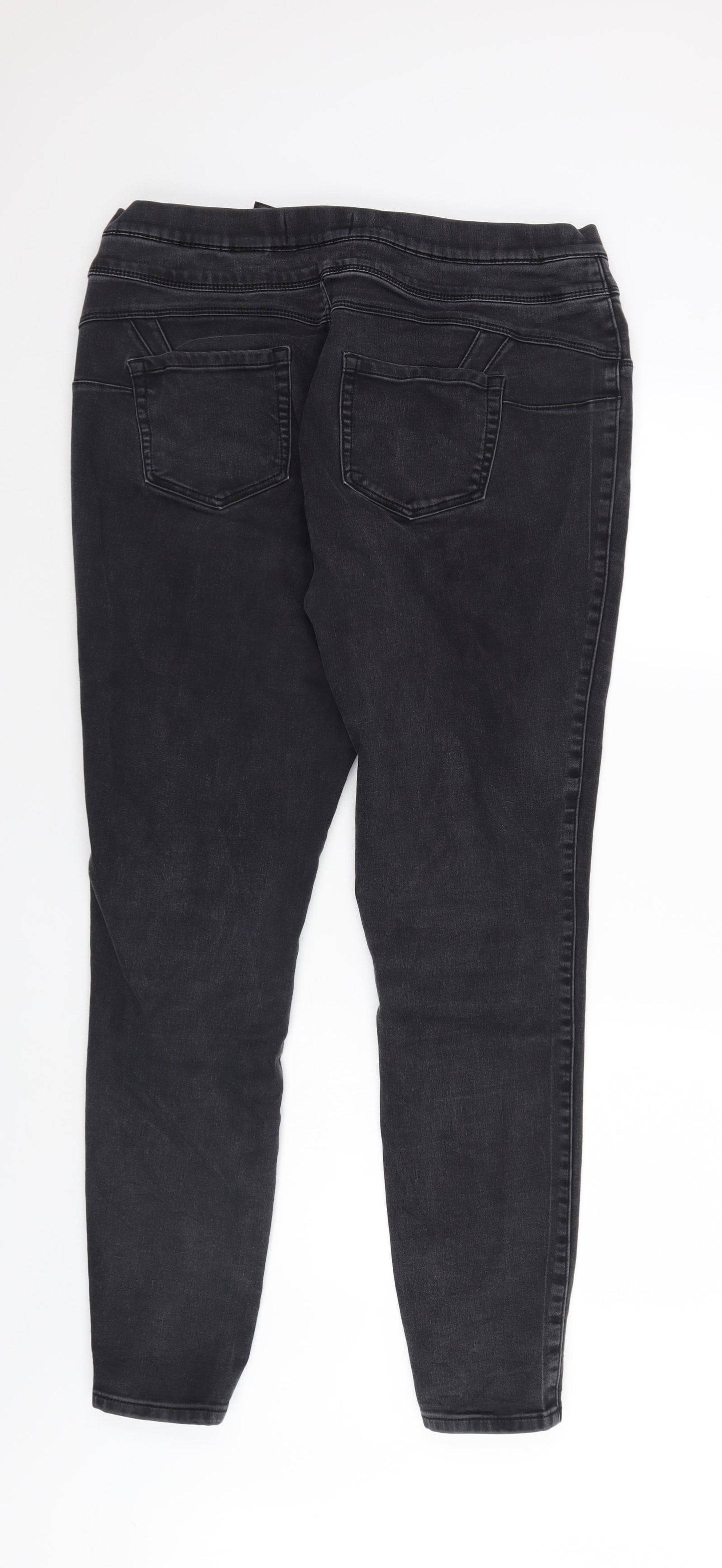 NEXT Womens Black  Denim Jegging Jeans Size 18 L31 in