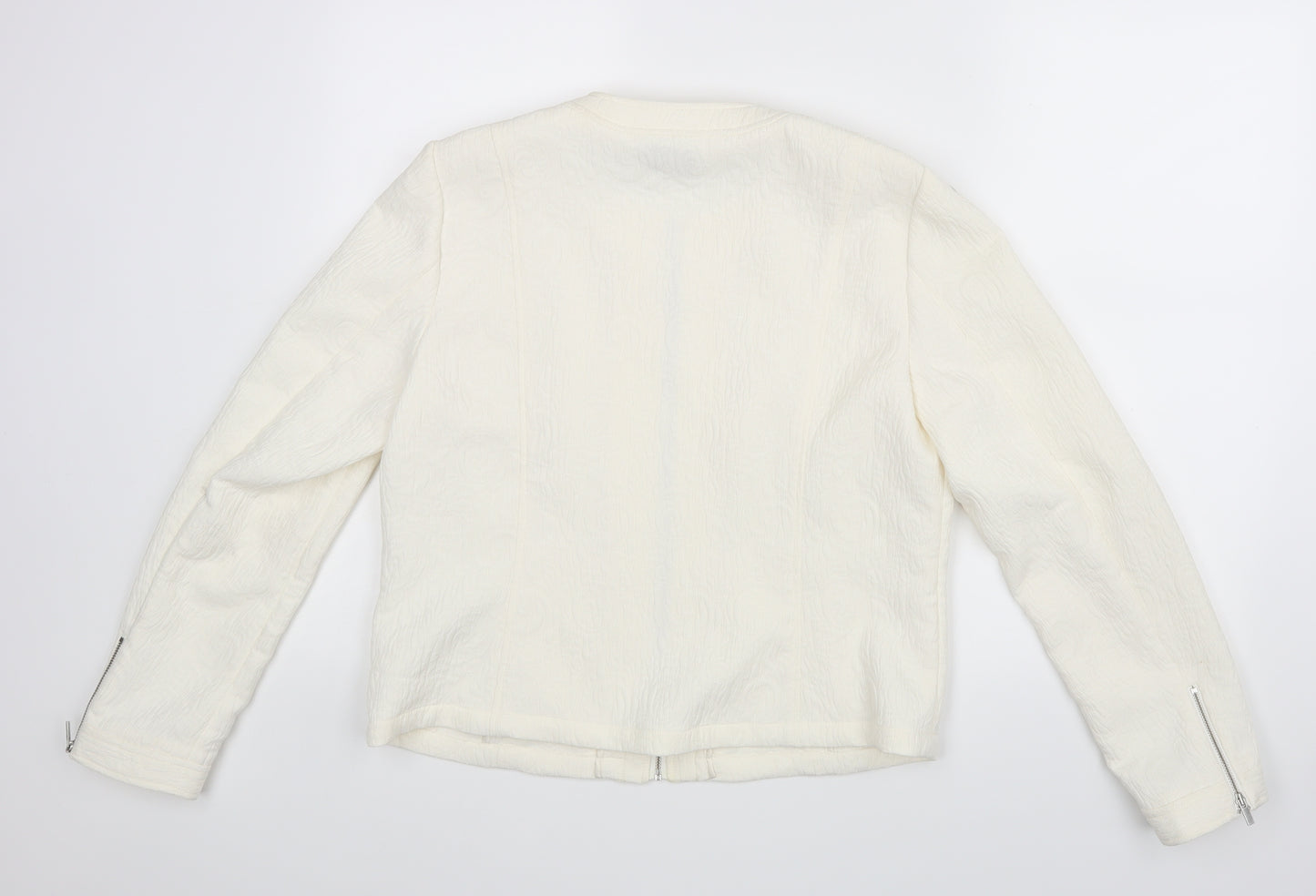 M&S Classic Womens White   Jacket  Size 14