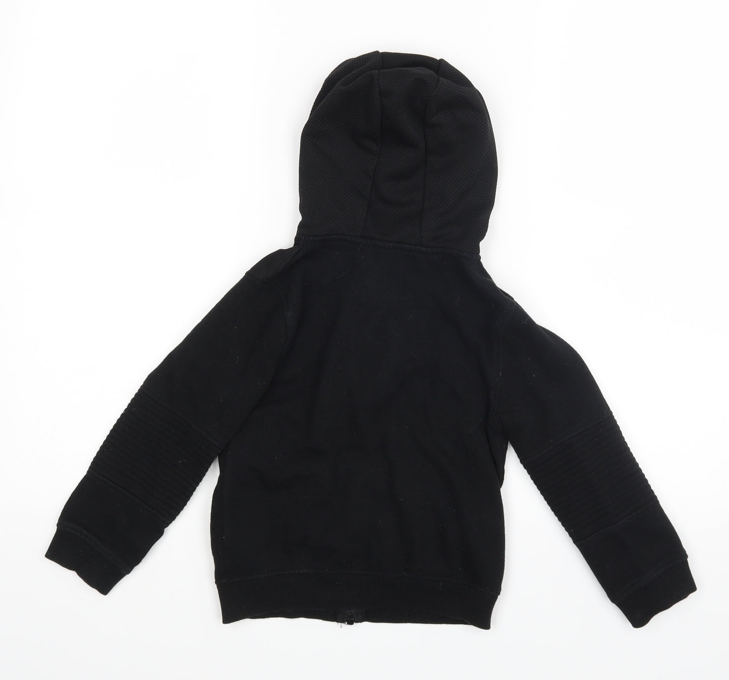 Primark Boys Black   Full Zip Hoodie Size 6-7 Years