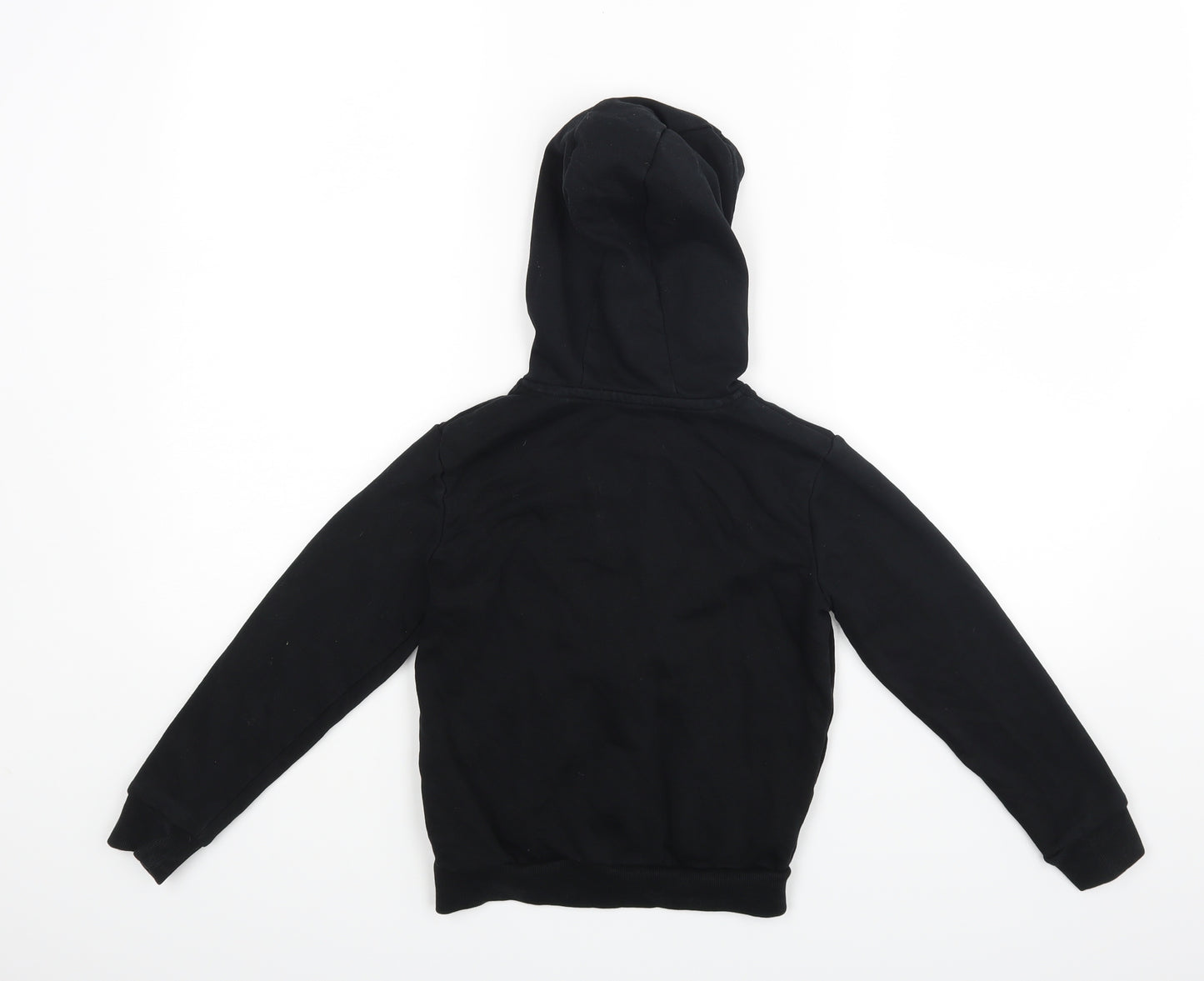 George Boys Black   Full Zip Hoodie Size 7-8 Years