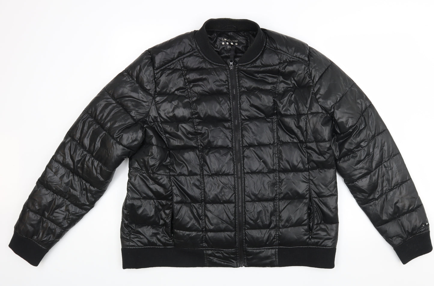 Souluxe Womens Black   Jacket  Size XL